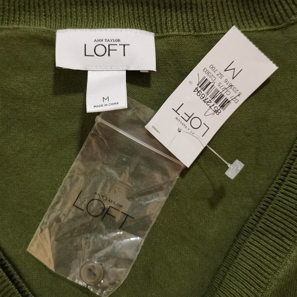 Brand New Loft by Ann Taylor Cotton Cardigan Size M - Picture 2 of 5